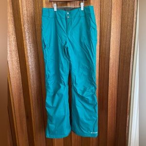 Insulated Turquoise Columbia Ski Pants